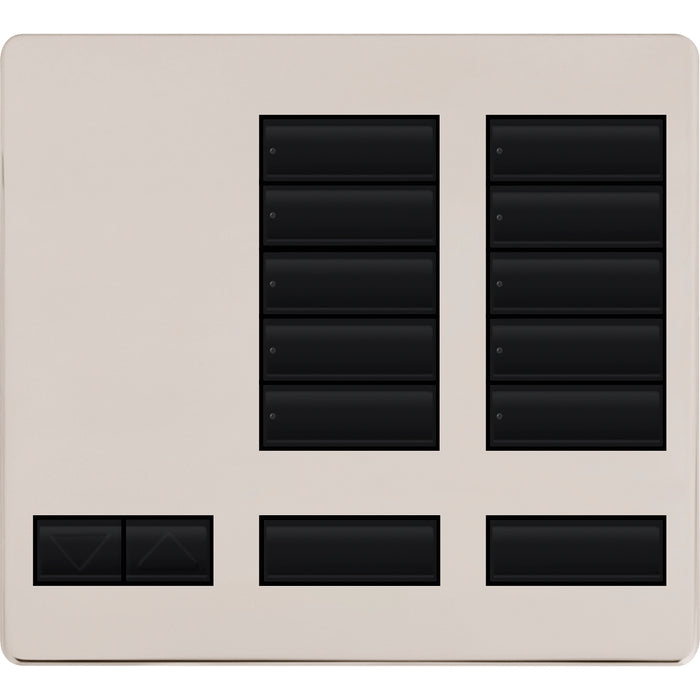 Replacement Faceplate for Lutron HomeWorks Tabletop 10 Button Keypad | LFK-T10RL