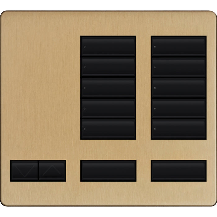 Replacement Faceplate for Lutron HomeWorks Tabletop 10 Button Keypad | LFK-T10RL