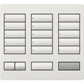 Replacement Faceplate for Lutron HomeWorks Tabletop 15 Button Keypad | LFK-T15RL