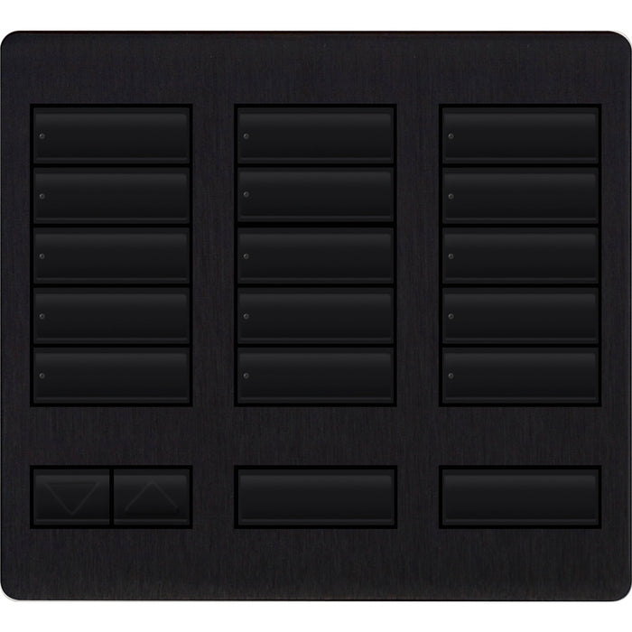 Replacement Faceplate for Lutron HomeWorks Tabletop 15 Button Keypad | LFK-T15RL