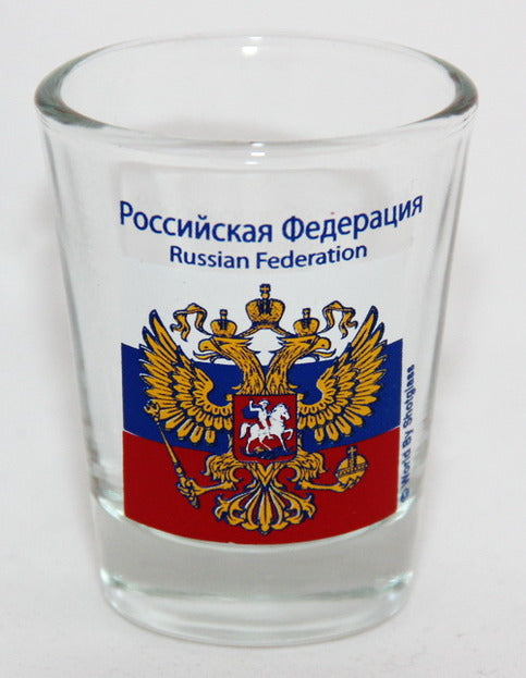 Russia Souvenir Boxed Shot Glass Set (Set of 2)