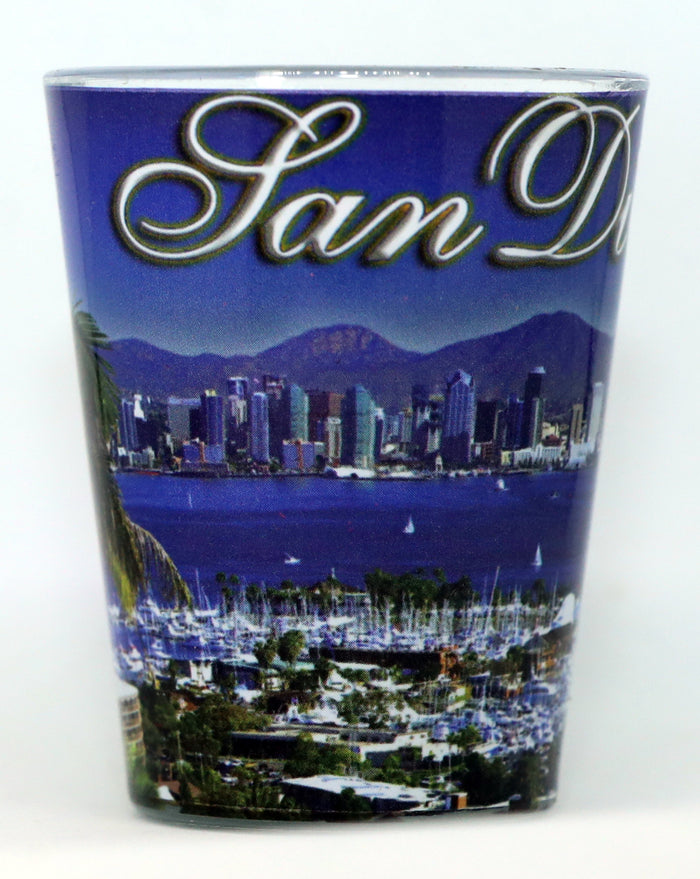San Diego California Harbor Shot Glass