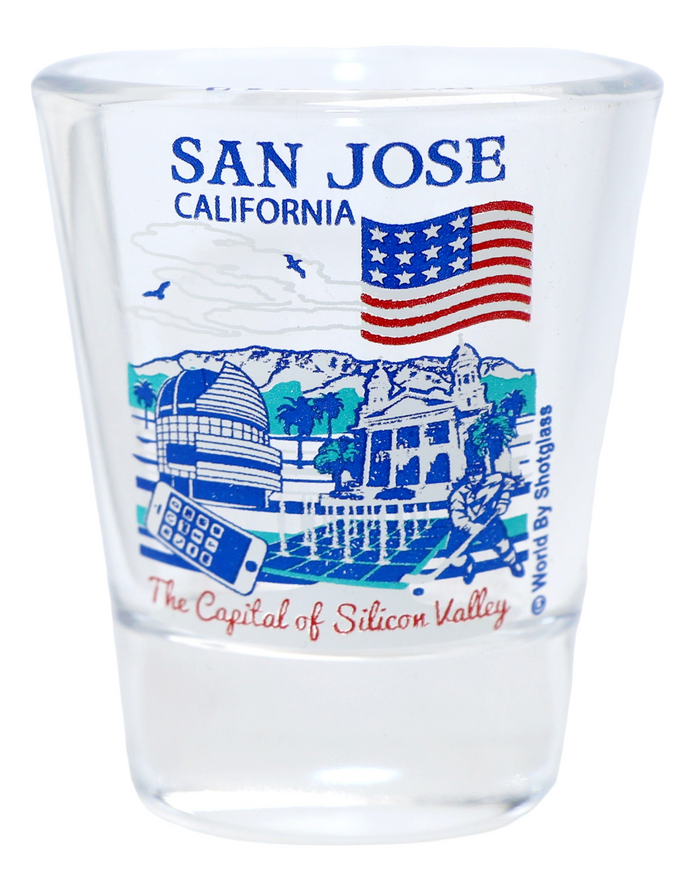 San Jose California Great American Cities Collection Shot Glass