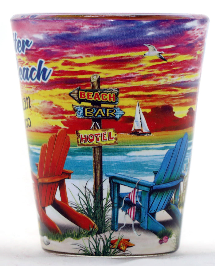 San Juan Puerto Rico Life's Better At The Beach Shot Glass