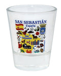 San Sebastian Spain Great Spanish Cities Collection Shot Glass