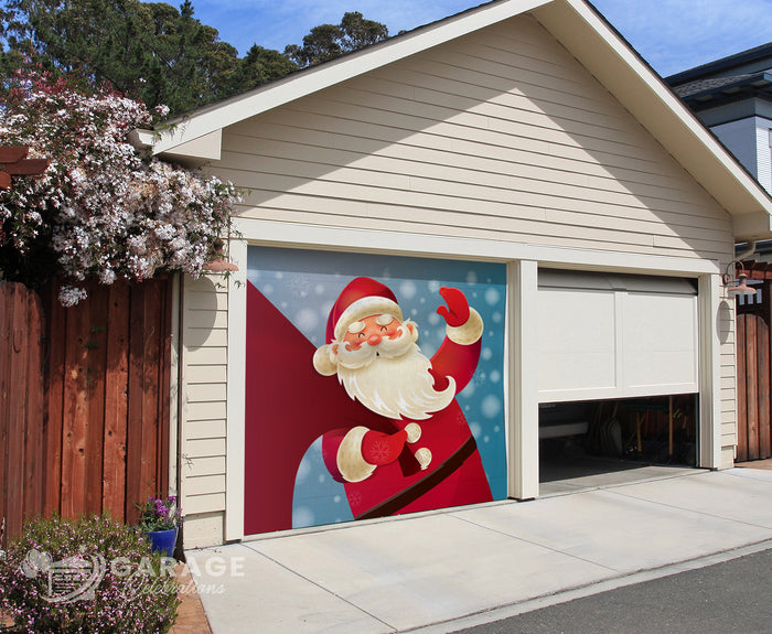 Santa's Toy Bag | 1-Car Garage Door Cover