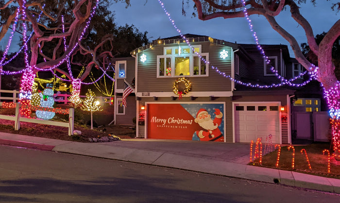 Santa's Toy Bag | 2-Car Garage Door Cover