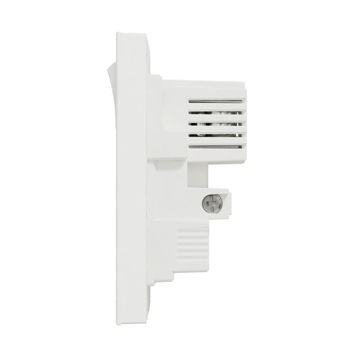 Schneider AvatarOn C 13A 1 Gang Switch with 2.1A 2 Port USB (White/Grey)