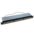 Simply45 24-Port Cat6A STP Loaded Patch Panel 1RU — 110 Punchdown | S45-2724S
