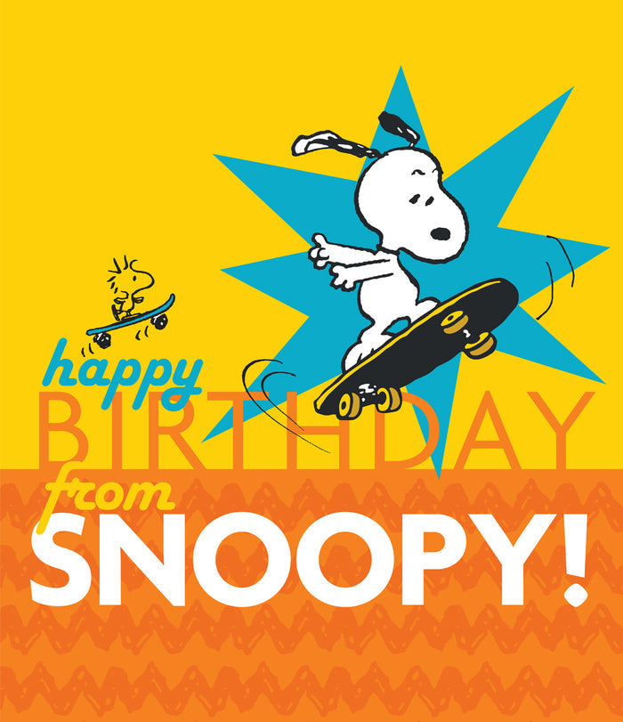 Snoopy Birthday! | 1-Car Peanuts® Garage Door Cover