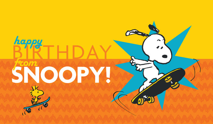 Snoopy Birthday! | 2-Car Peanuts® Garage Door Cover