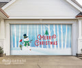 Snowman Christmas | 2-Car Garage Door Cover