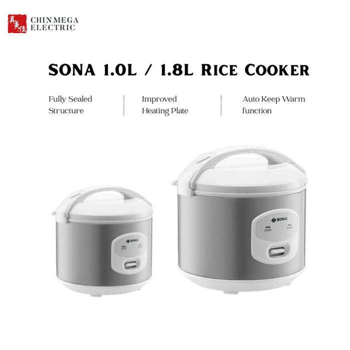 SONA 1.0L / 1.8L Rice Cooker SRC 2606 / 2608