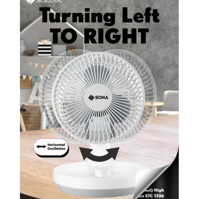 SONA 6” High Velocity Fan STC 1326