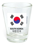 South Korea Flag Shot Glass
