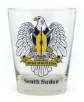 South Sudan Coat Of Arms Shot Glass
