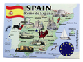 Spain EU Series Souvenir Fridge Magnet 2.5 inches X 3.5 inches