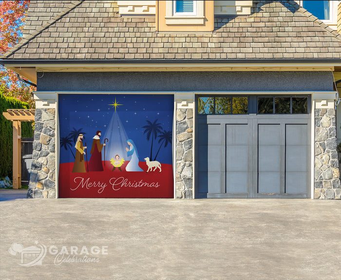 Star of Bethlehem | 1-Car Garage Door Cover