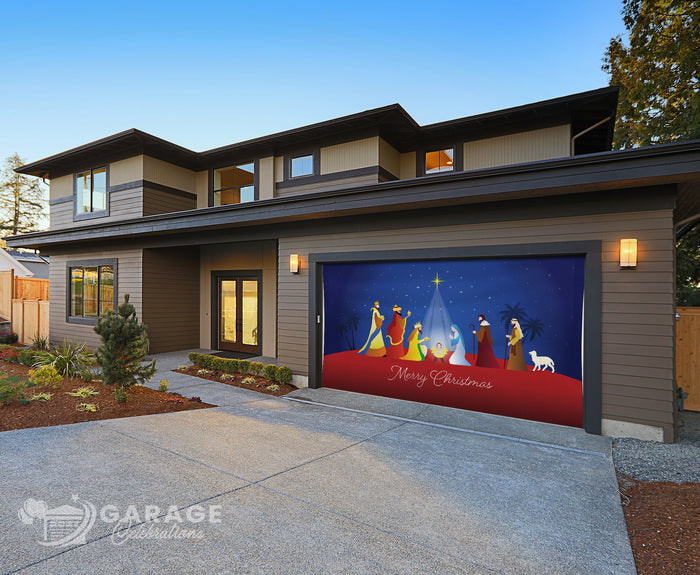 Star of Bethlehem | 2-Car Garage Door Cover