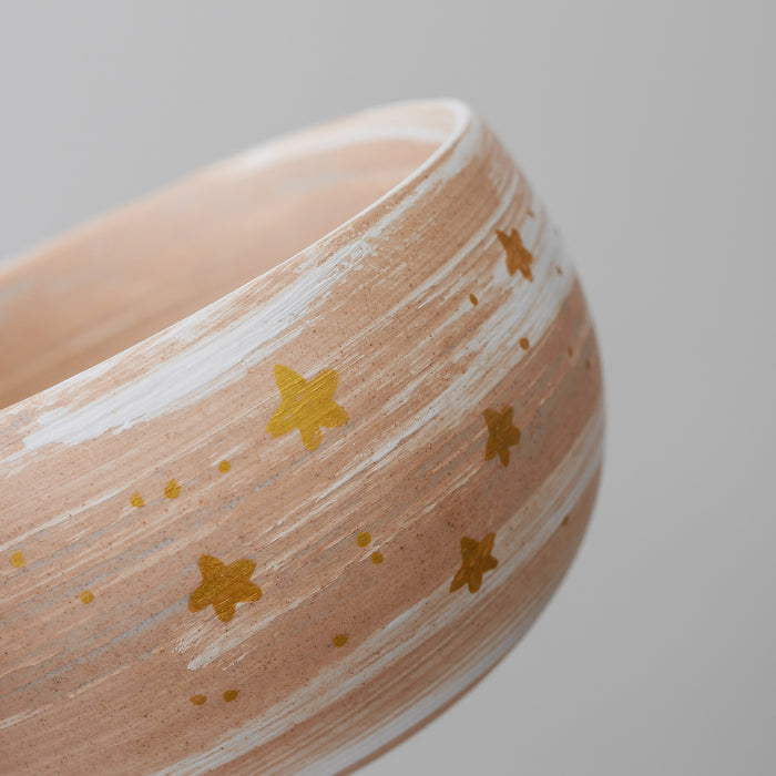 Starry Ceramic Matcha Set with Bowl and Chasen Holder