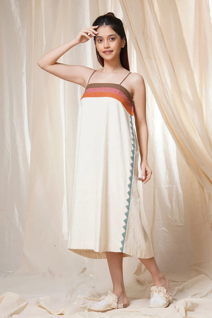 Striped Legacy - Spaghetti Styled Ethical Dress