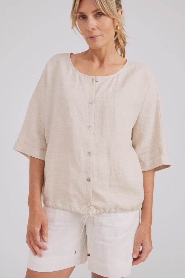Studio Button Top/Jacket Tusk