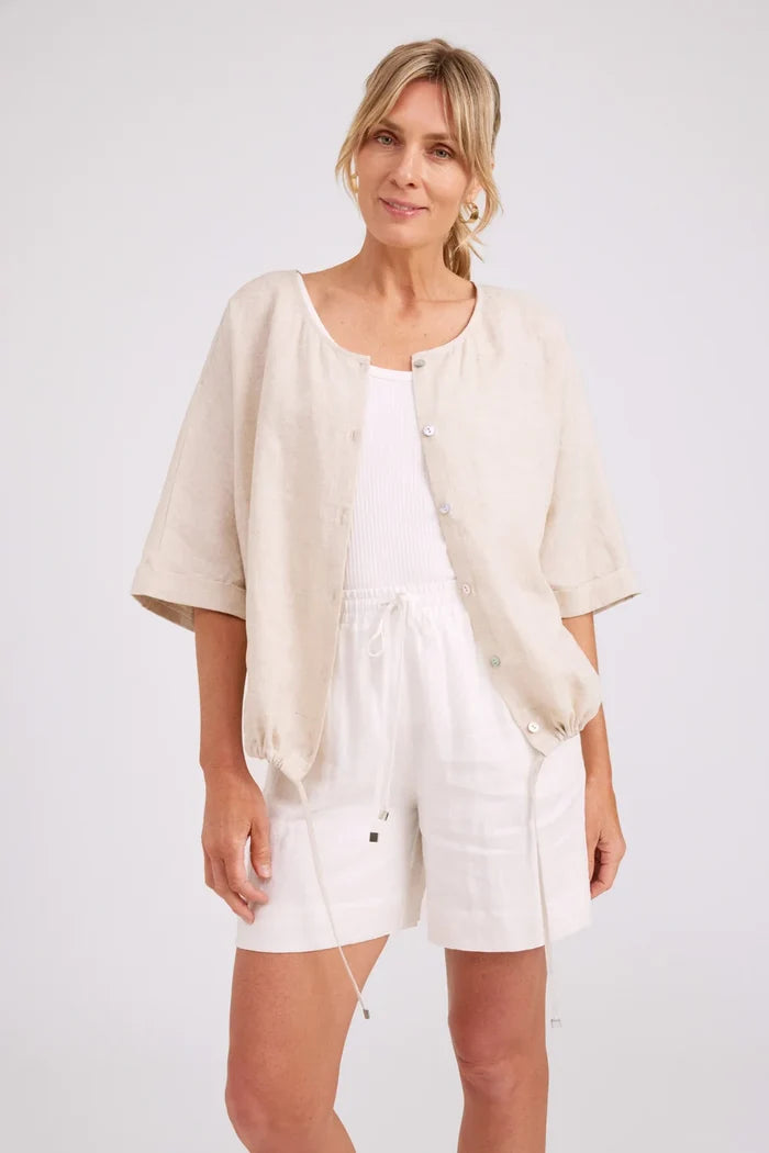 Studio Button Top/Jacket Tusk