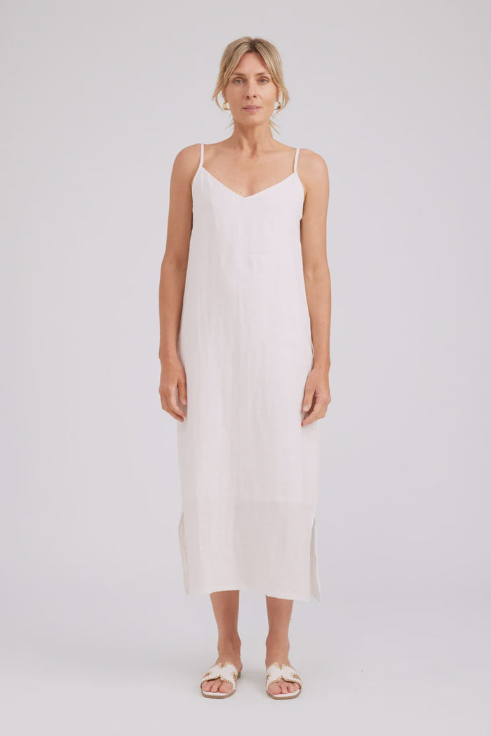 Studio Tank Maxi Dress White