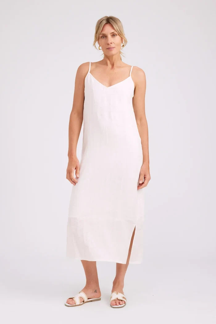 Studio Tank Maxi Dress White
