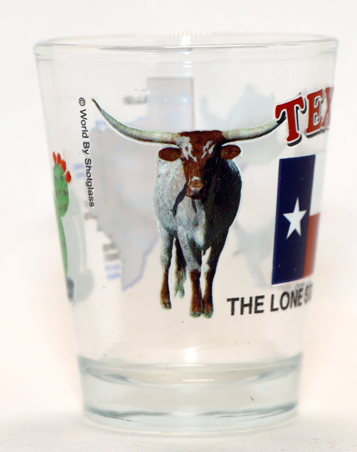 Texas The Lone Star State All-American Collection Shot Glass