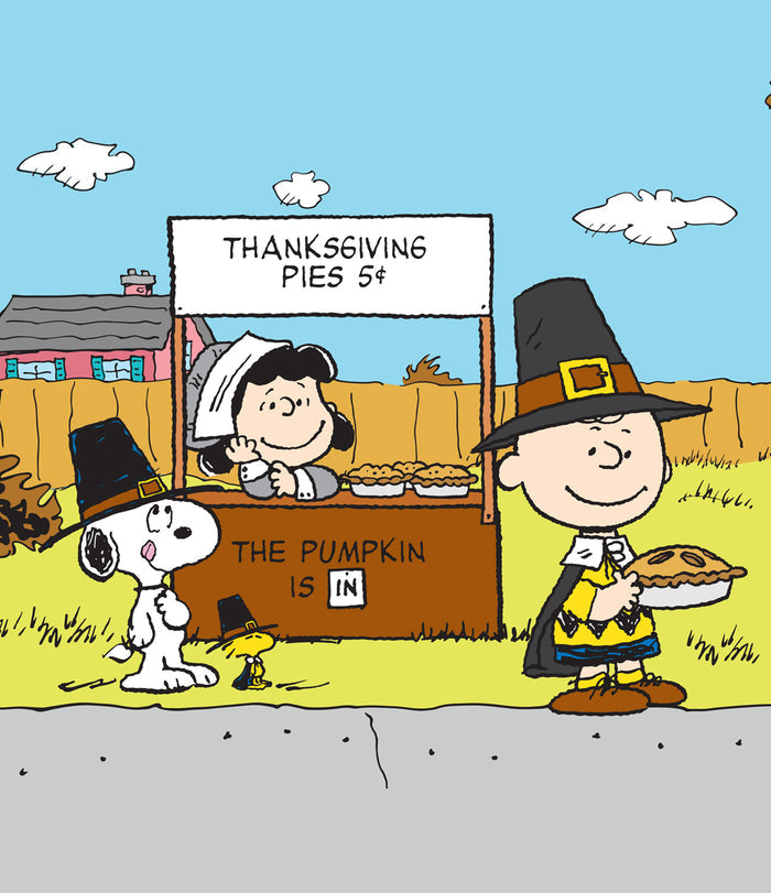 Thanksgiving Pies | 1-Car Peanuts® Garage Door Cover