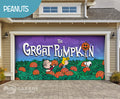 The Great Pumpkin | 2-Car Peanuts® Garage Door Cover
