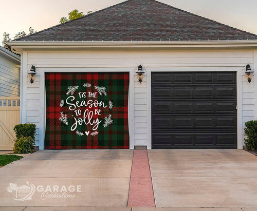 'Tis the Season | 1-Car Garage Door Cover