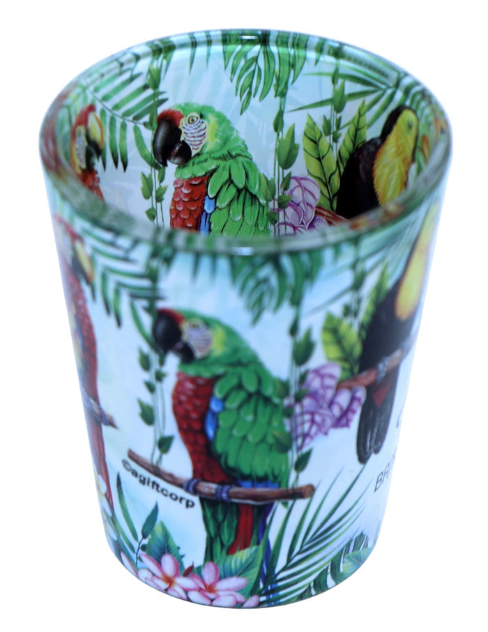 Tortola British Virgin Islands Parrot In and Out Shot Glass