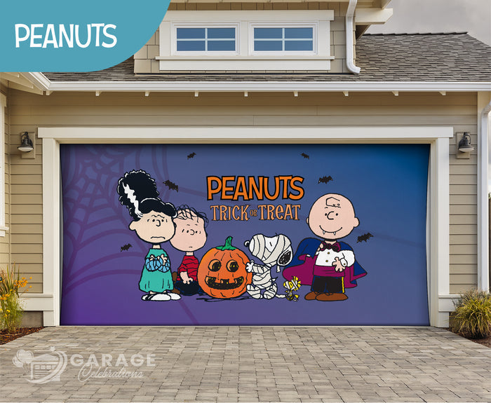 Trick or Treat | 2-Car Peanuts® Garage Door Cover