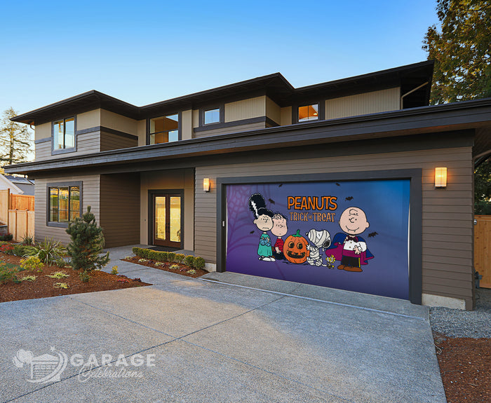 Trick or Treat | 2-Car Peanuts® Garage Door Cover