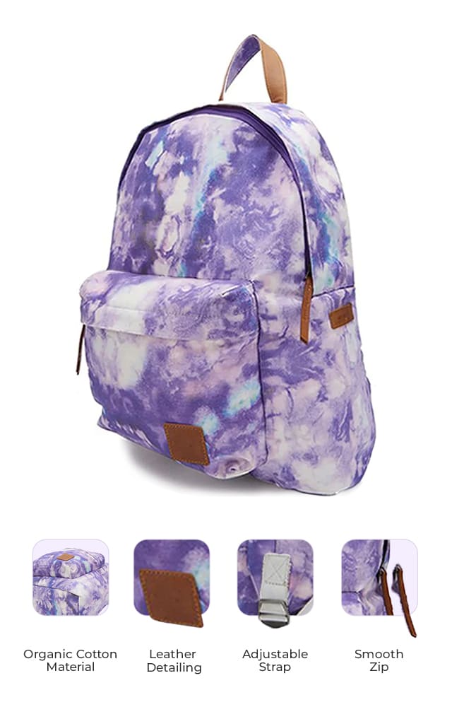 Unisex Tie Dye Backpack