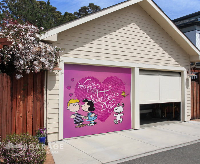 Unrequited Valentine | 1-Car Peanuts® Garage Door Cover