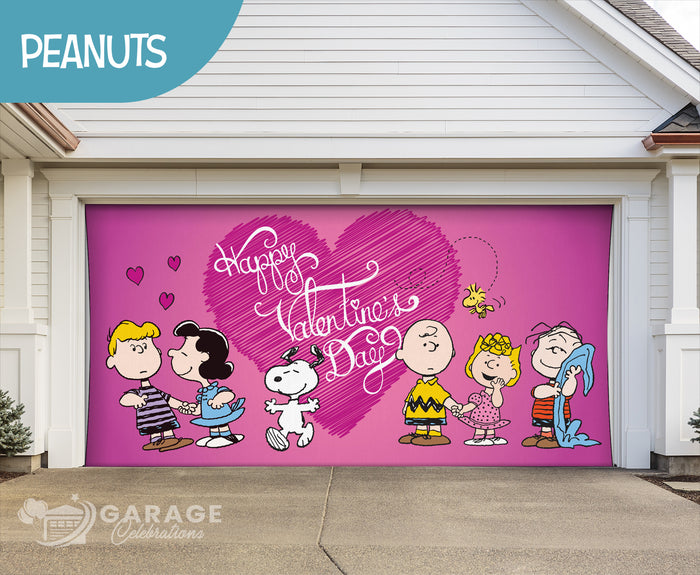 Unrequited Valentine | 2-Car Peanuts® Garage Door Cover