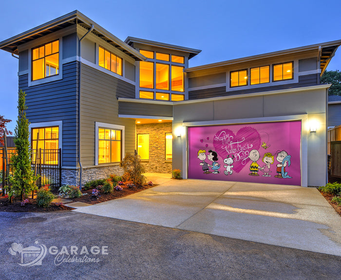 Unrequited Valentine | 2-Car Peanuts® Garage Door Cover
