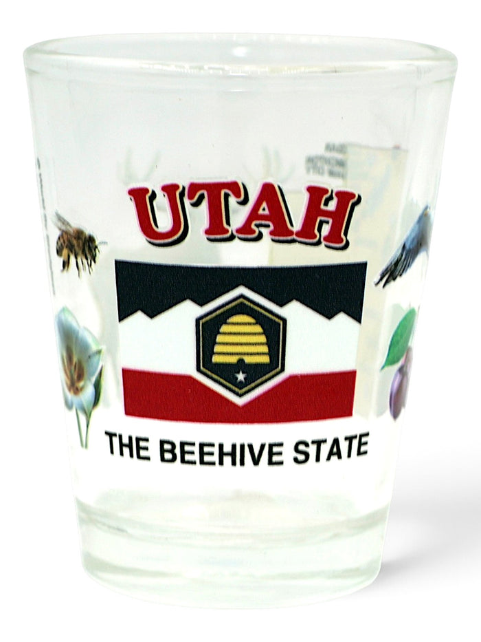 Utah The Beehive State All-American Collection Shot Glass