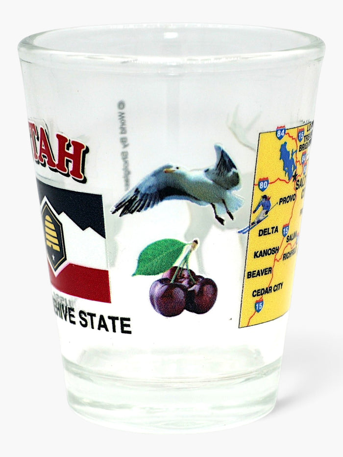 Utah The Beehive State All-American Collection Shot Glass