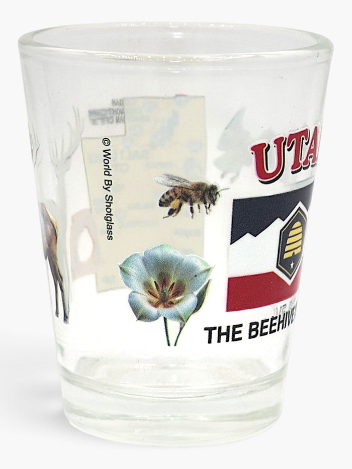 Utah The Beehive State All-American Collection Shot Glass