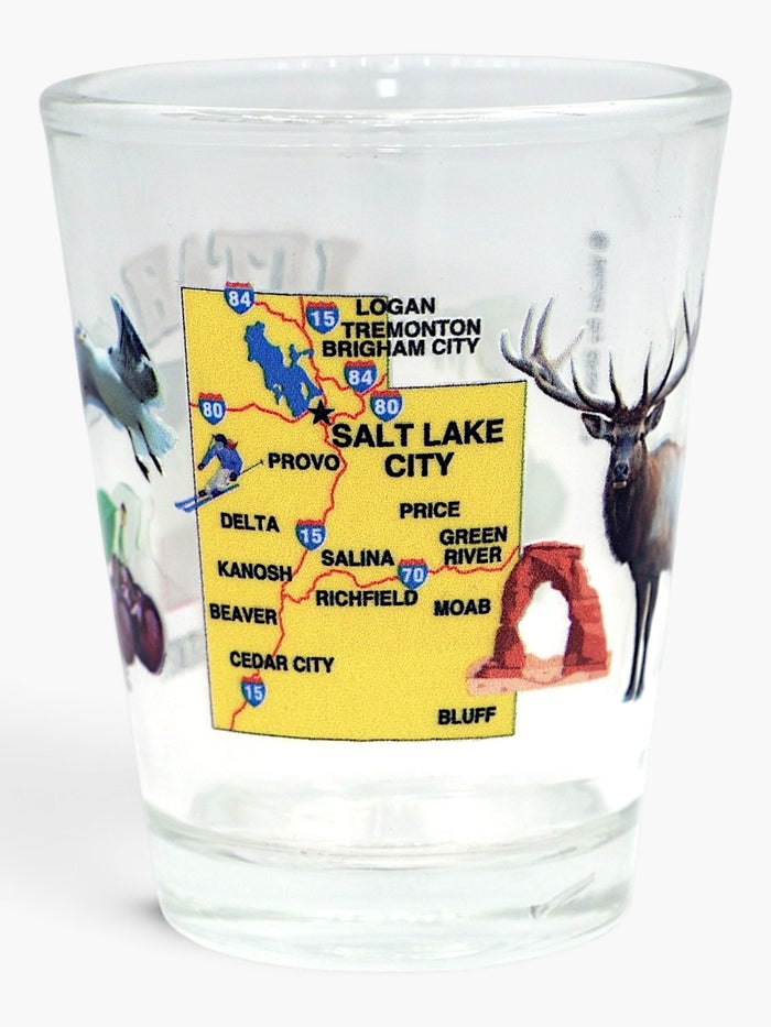Utah The Beehive State All-American Collection Shot Glass