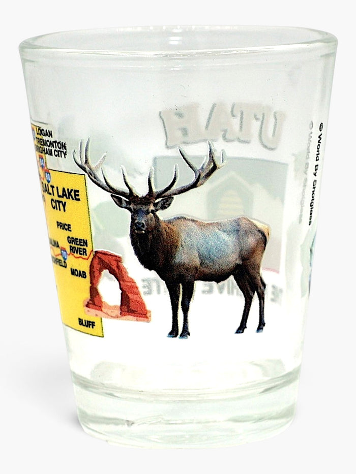 Utah The Beehive State All-American Collection Shot Glass