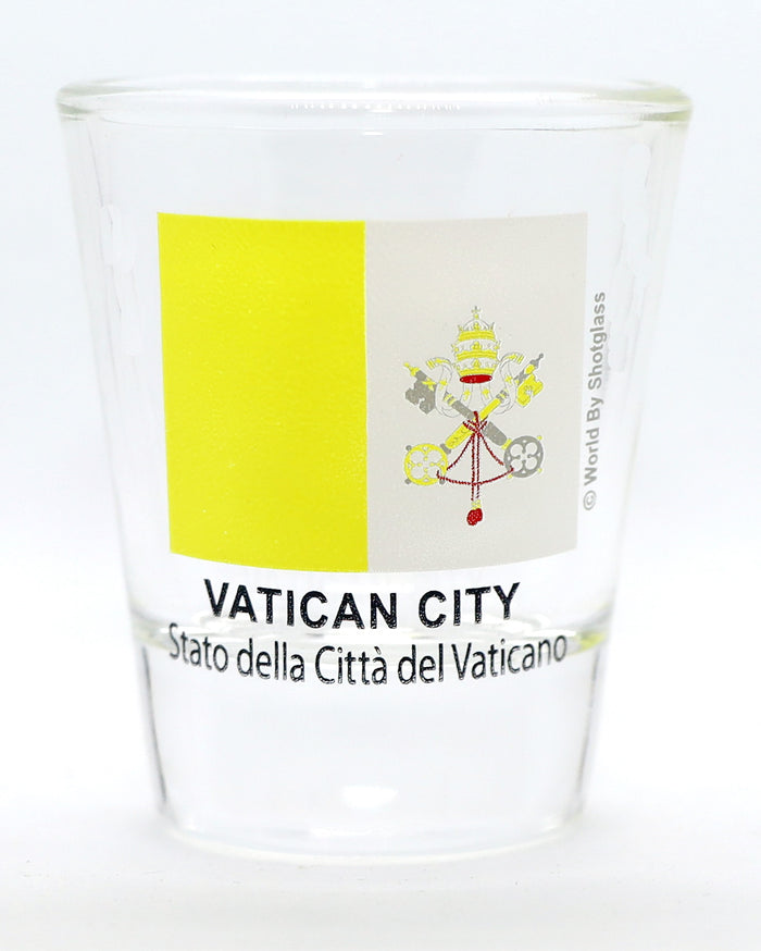 Vatican City Souvenir Boxed Shot Glass Set (Set of 2)