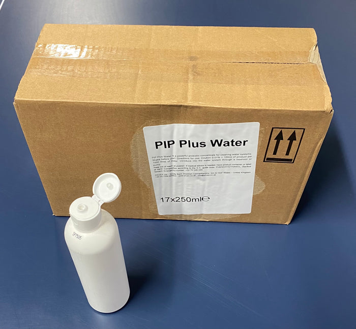 Water Plus 17 x 250ml easy squirt bottles