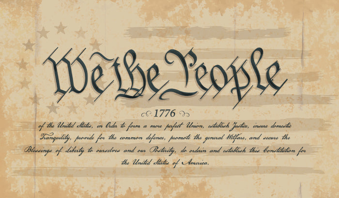 "We The People" | 2-Car Garage Door Cover