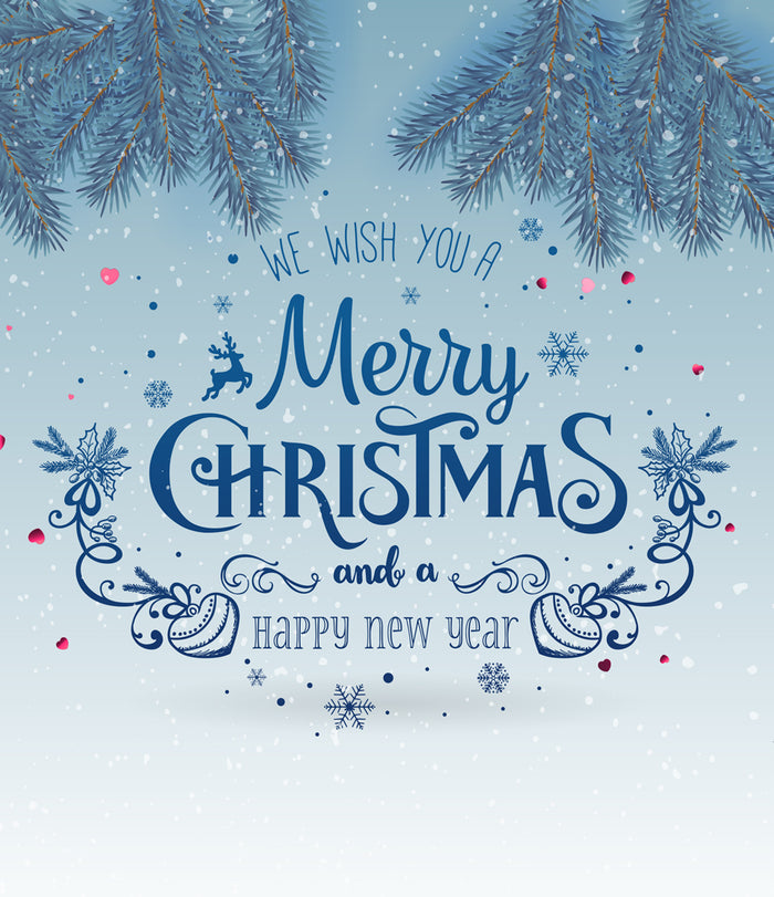 We Wish You A Merry Christmas | 1-Car Garage Door Cover