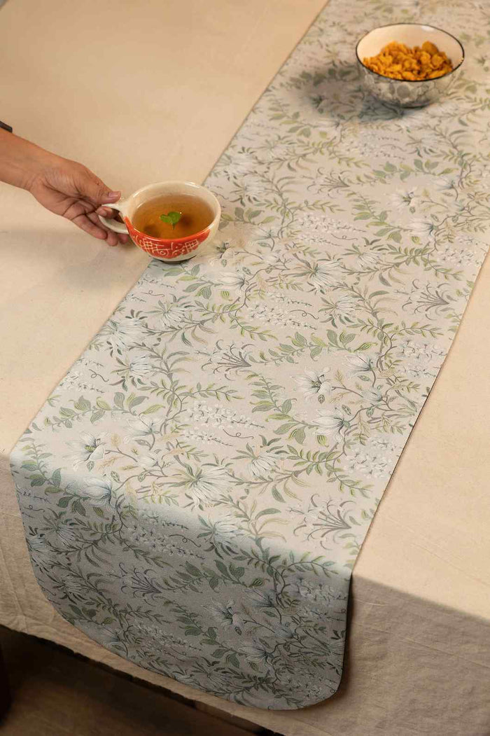 Whispering Vines – Printed Floral Table Runner